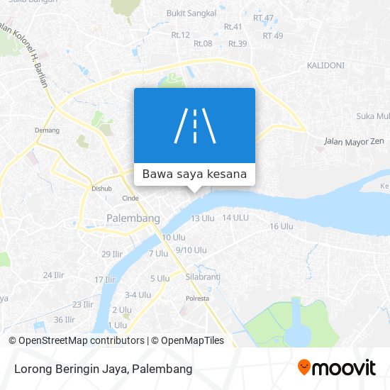 Peta Lorong Beringin Jaya