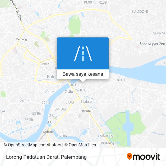 Peta Lorong Pedatuan Darat