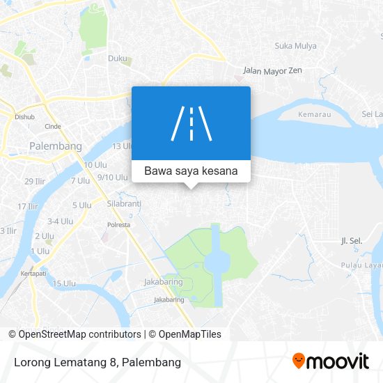 Peta Lorong Lematang 8