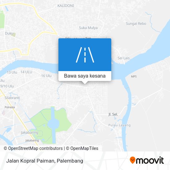 Peta Jalan Kopral Paiman