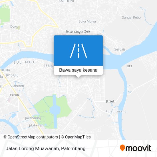 Peta Jalan Lorong Muawanah