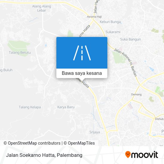 Peta Jalan Soekarno Hatta