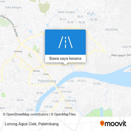 Peta Lorong Agus Ciek