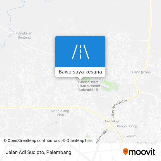 Peta Jalan Adi Sucipto