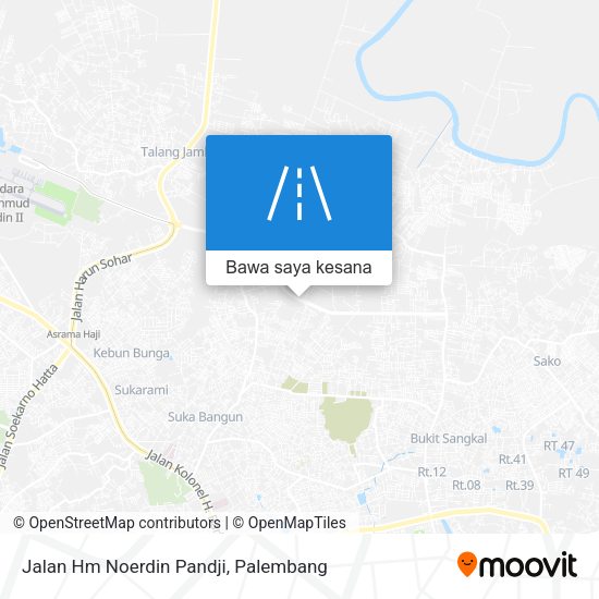 Peta Jalan Hm Noerdin Pandji