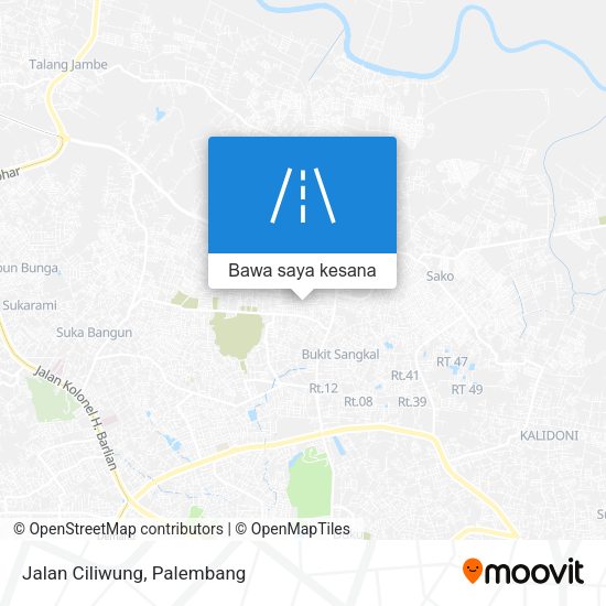 Peta Jalan Ciliwung