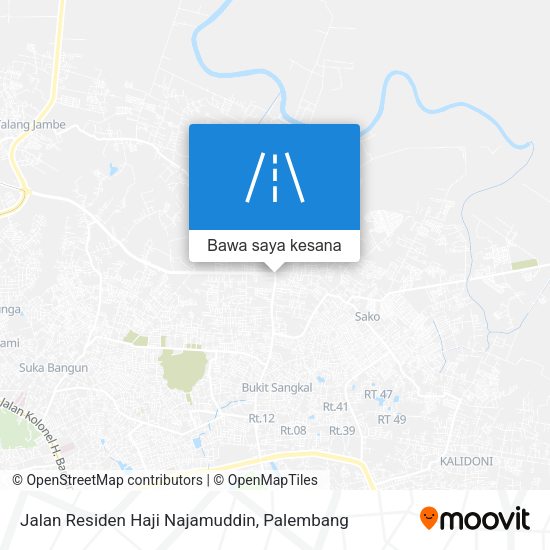 Peta Jalan Residen Haji Najamuddin