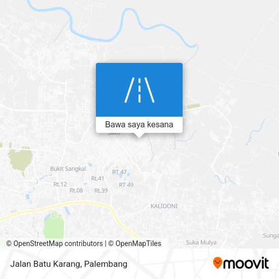 Peta Jalan Batu Karang