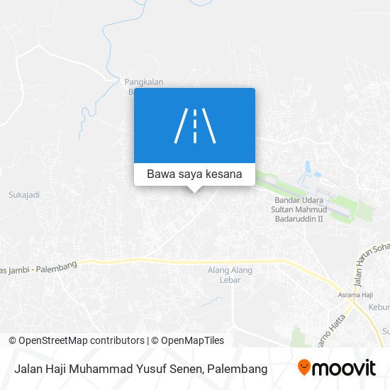 Peta Jalan Haji Muhammad Yusuf Senen