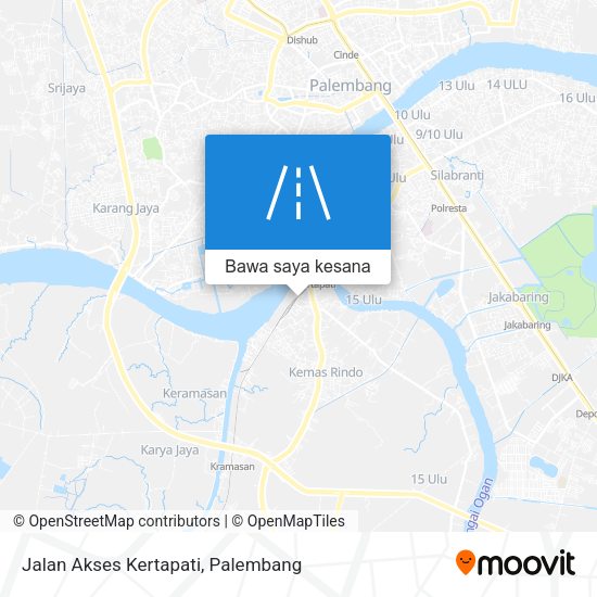Peta Jalan Akses Kertapati