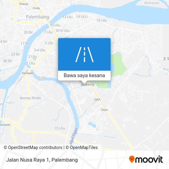 Peta Jalan Nusa Raya 1