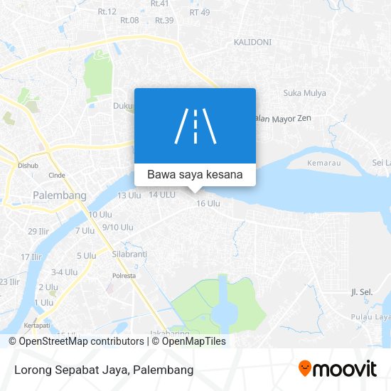 Peta Lorong Sepabat Jaya