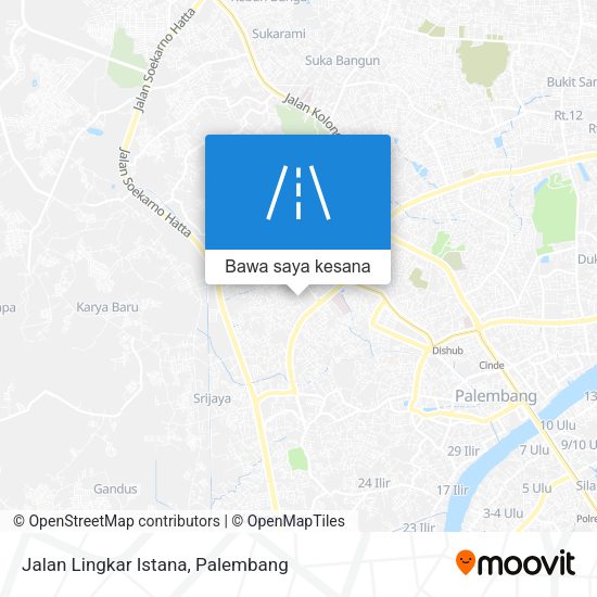 Peta Jalan Lingkar Istana