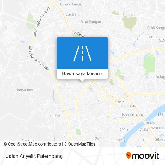 Peta Jalan Anyelir