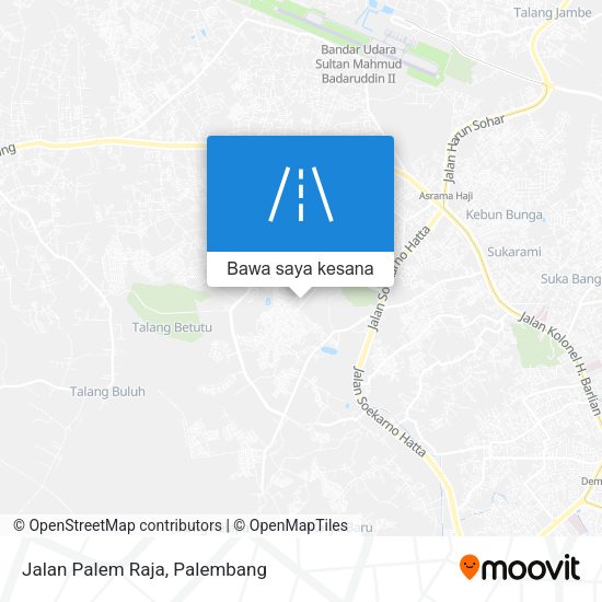 Peta Jalan Palem Raja