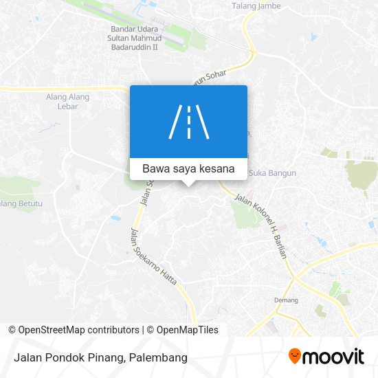 Peta Jalan Pondok Pinang