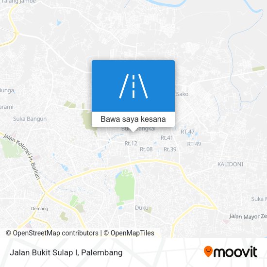 Peta Jalan Bukit Sulap I
