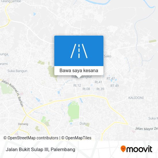 Peta Jalan Bukit Sulap III