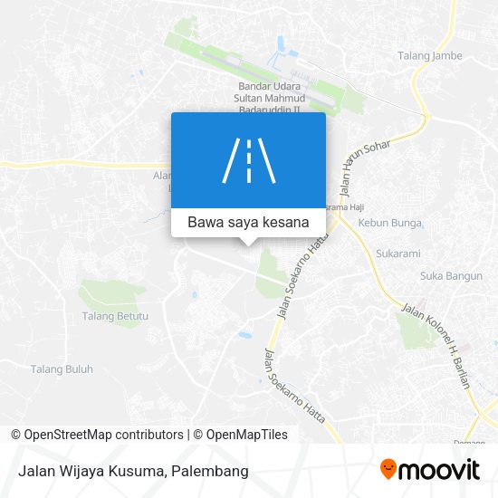 Peta Jalan Wijaya Kusuma