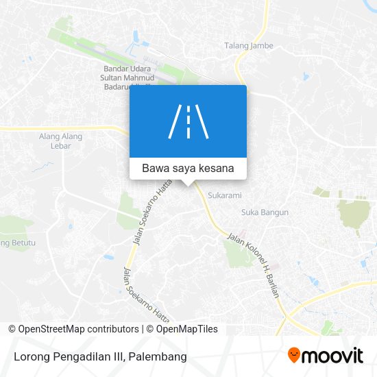 Peta Lorong Pengadilan III