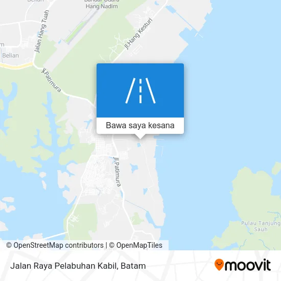 Peta Jalan Raya Pelabuhan Kabil