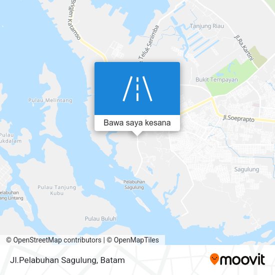 Peta Jl.Pelabuhan Sagulung