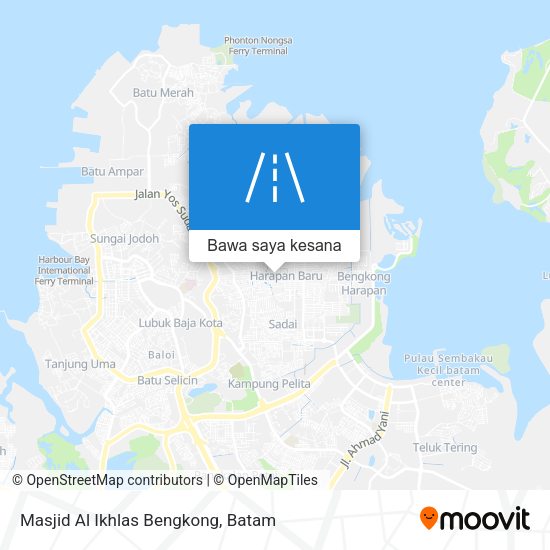 Peta Masjid Al Ikhlas Bengkong