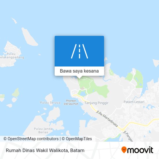 Peta Rumah Dinas Wakil Walikota