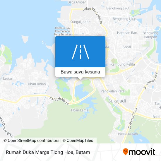 Peta Rumah Duka Marga Tiong Hoa