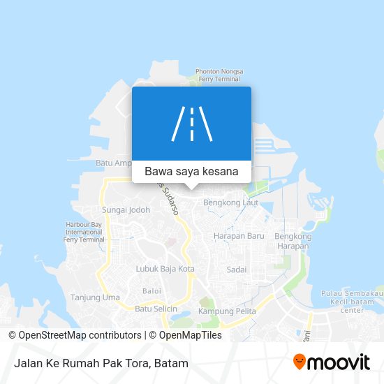 Peta Jalan Ke Rumah Pak Tora
