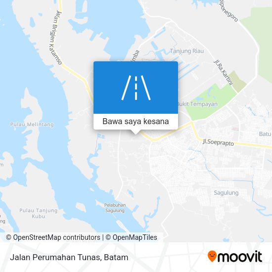 Peta Jalan Perumahan Tunas