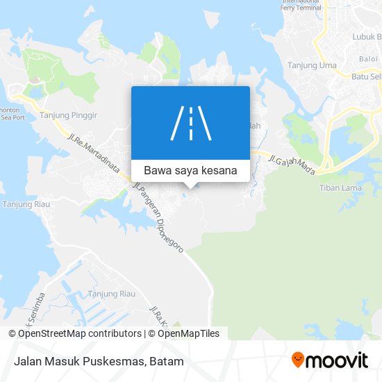 Peta Jalan Masuk Puskesmas