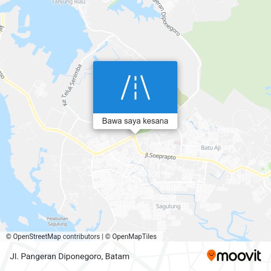 Peta Jl. Pangeran Diponegoro