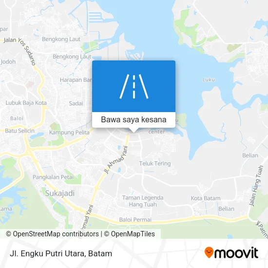 Peta Jl. Engku Putri Utara