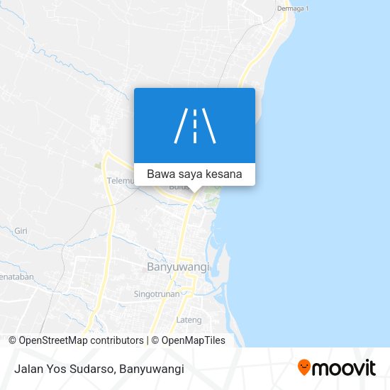 Peta Jalan Yos Sudarso