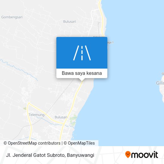 Peta Jl. Jenderal Gatot Subroto