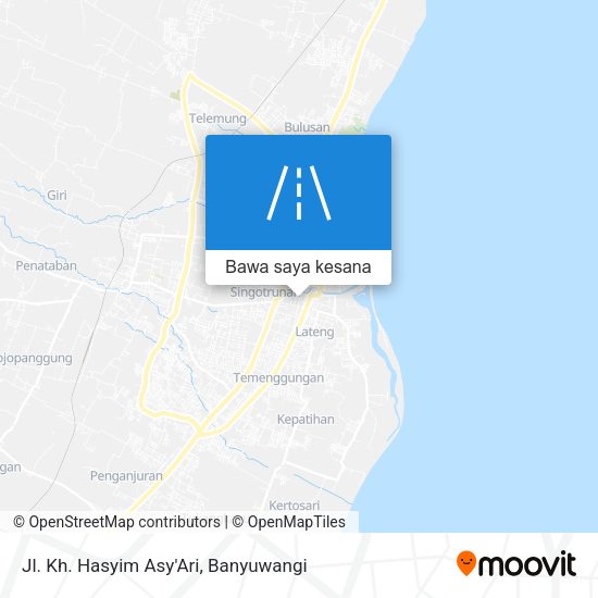 Peta Jl. Kh. Hasyim Asy'Ari