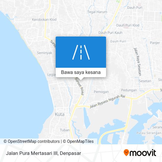 Peta Jalan Pura Mertasari III