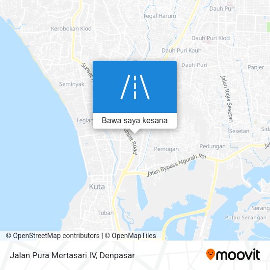 Peta Jalan Pura Mertasari IV