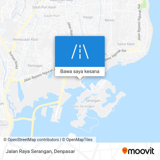 Peta Jalan Raya Serangan