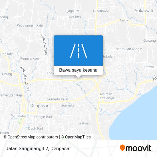 Peta Jalan Sangalangit 2
