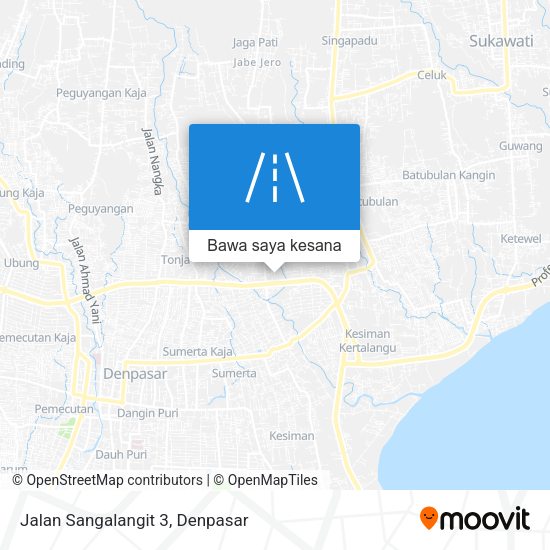Peta Jalan Sangalangit 3