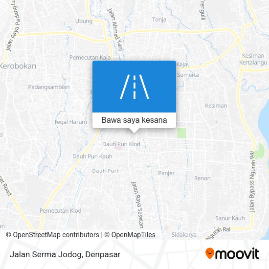 Peta Jalan Serma Jodog