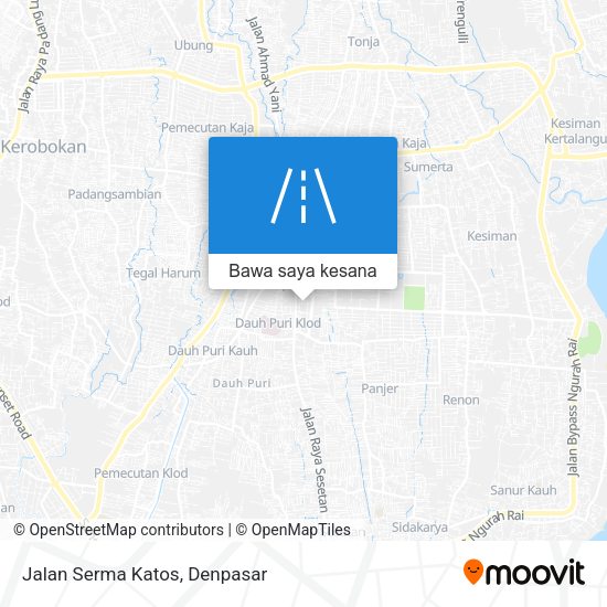 Peta Jalan Serma Katos