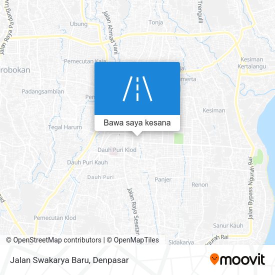 Peta Jalan Swakarya Baru