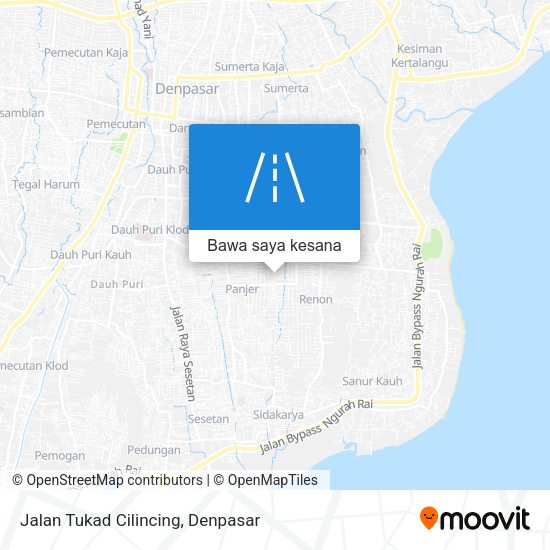 Peta Jalan Tukad Cilincing