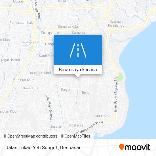 Peta Jalan Tukad Yeh Sungi 1