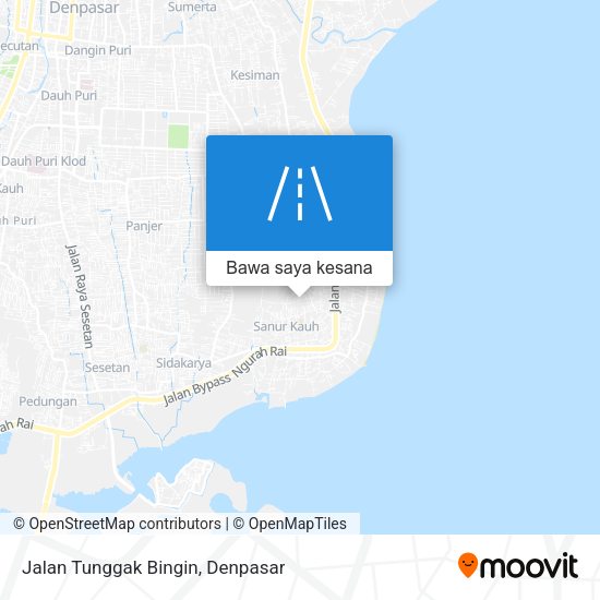 Peta Jalan Tunggak Bingin