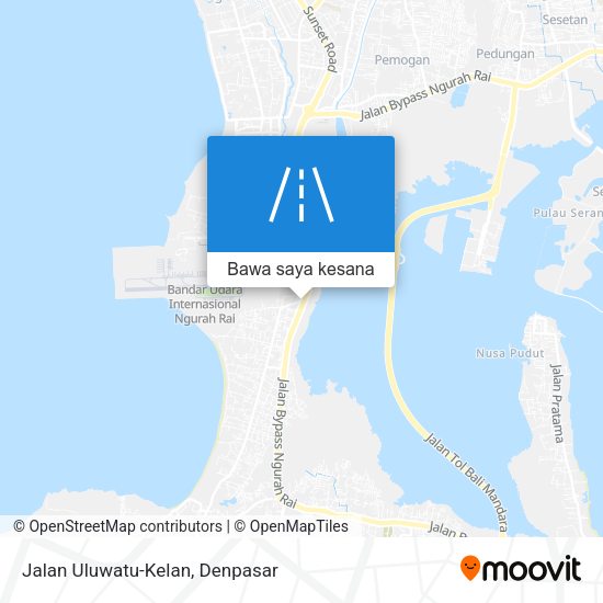 Peta Jalan Uluwatu-Kelan