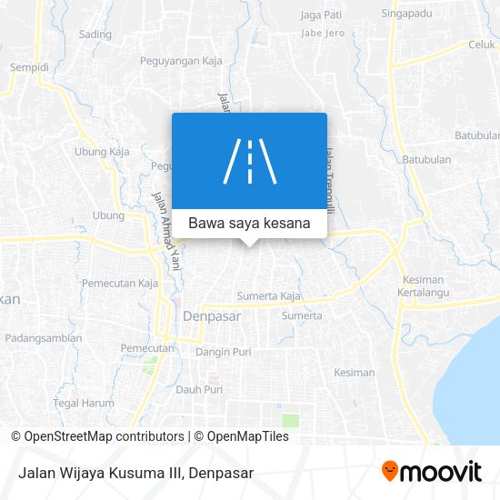 Peta Jalan Wijaya Kusuma III